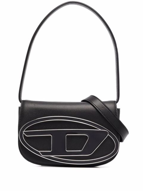 Diesel 1DR leather shoulder bag - Black - zdjęcie produktu nr 1