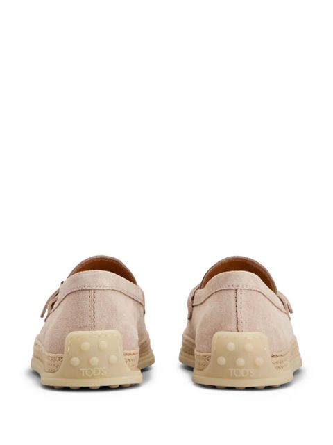 Tod's suede loafers - Pink