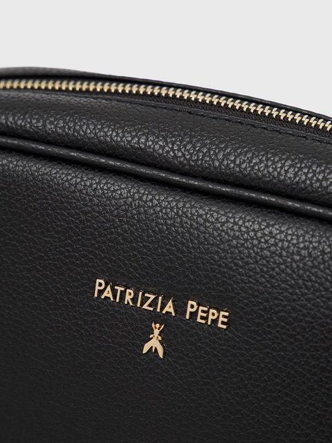 Patrizia Pepe Torebka skórzana kolor czarny CB8985 L001 - zdjęcie produktu nr 2