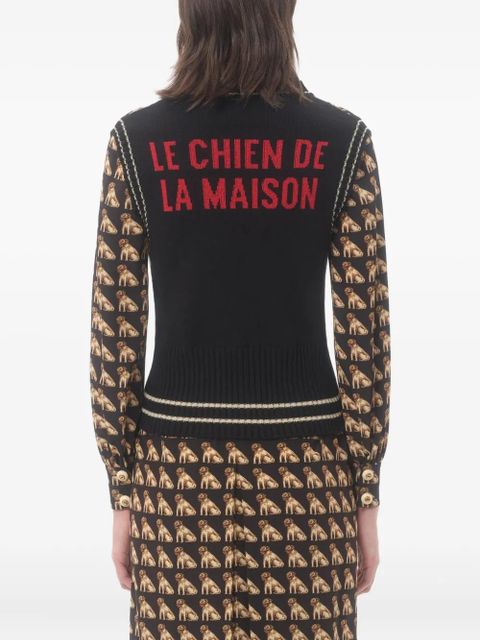 Valentino Garavani Petit Charles jacquard vest - Black
