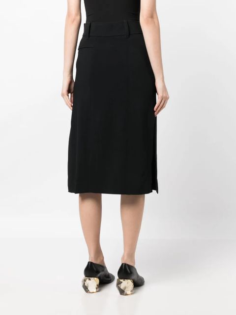 3.1 Phillip Lim belted-waist high-waisted skirt - Black