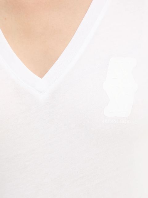 Armani Exchange t-shirt bawełniany damski kolor biały XW001008 AF17172