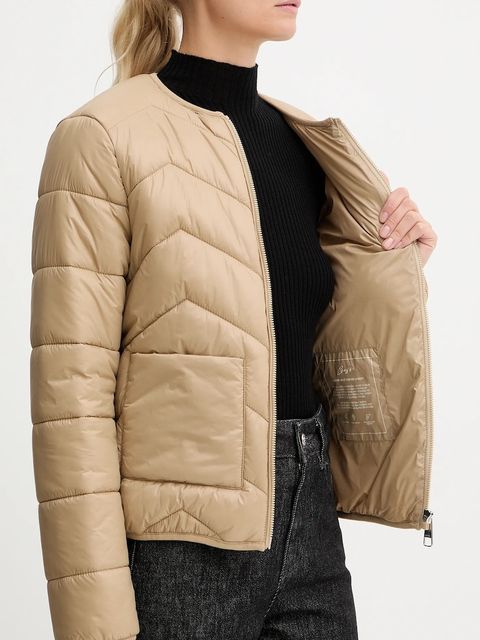 BOSS Orange kurtka puchowa kolor beżowy przejściowa 50542364 - zdjęcie produktu nr 2