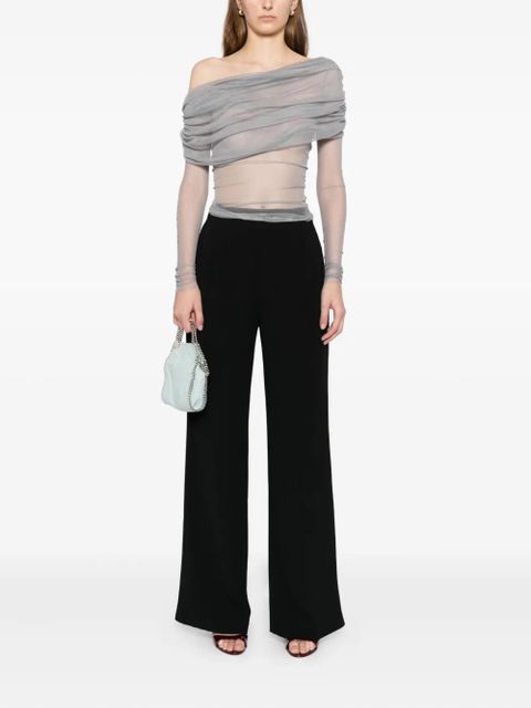 Christopher Esber veiled Top - Grey