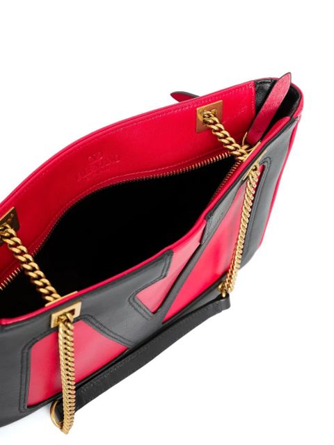 Valentino Garavani V-logo chain tote bag - Red
