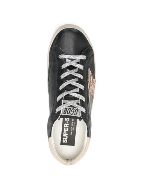 Golden Goose Super-Star lace-up sneakers - Black