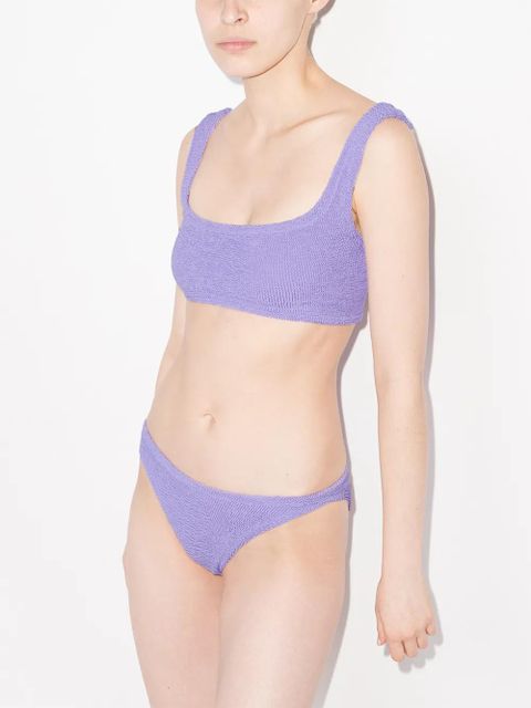 Hunza G Xandra textured bikini set - Purple - zdjęcie produktu nr 2