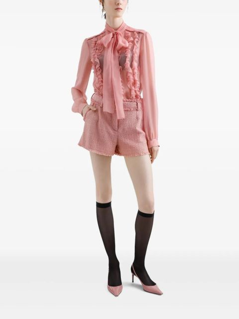 Dolce & Gabbana DNA tweed shorts - Pink