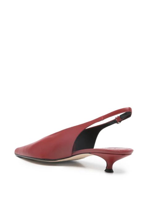 Aeyde Camila slingback pointed pumps - Red