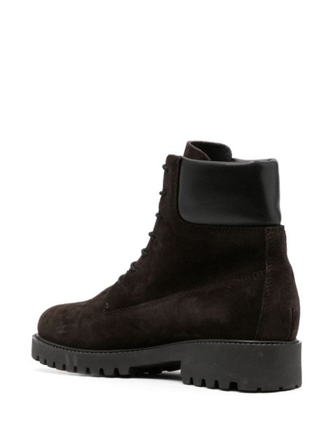 TOTEME The Husky suede boots - Brown