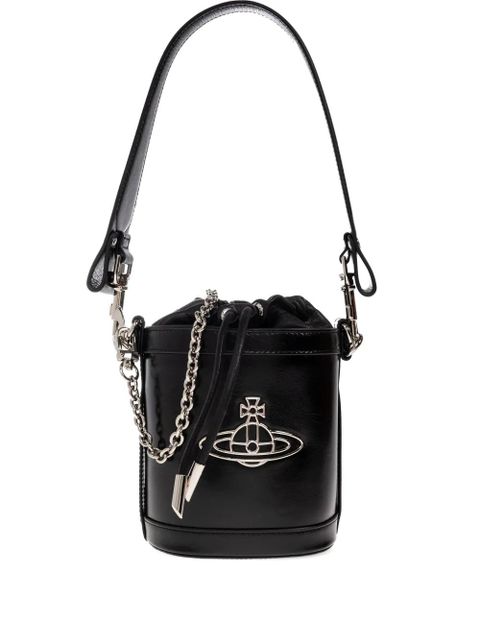 Vivienne Westwood orb-embellished bucket bag - Black - zdjęcie produktu nr 1