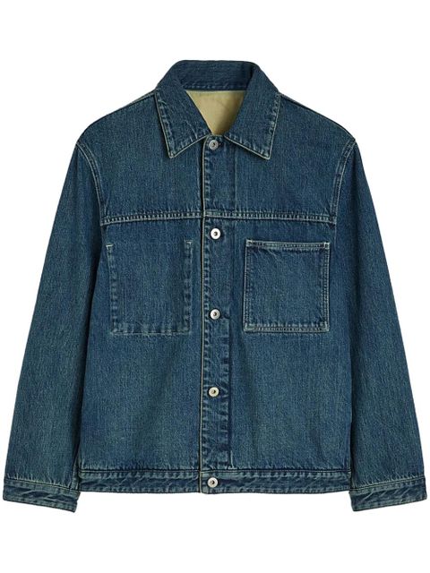 Jil Sander washed denim jacket - Blue - zdjęcie produktu nr 1