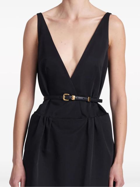 Altuzarra buckled leather belt - Black