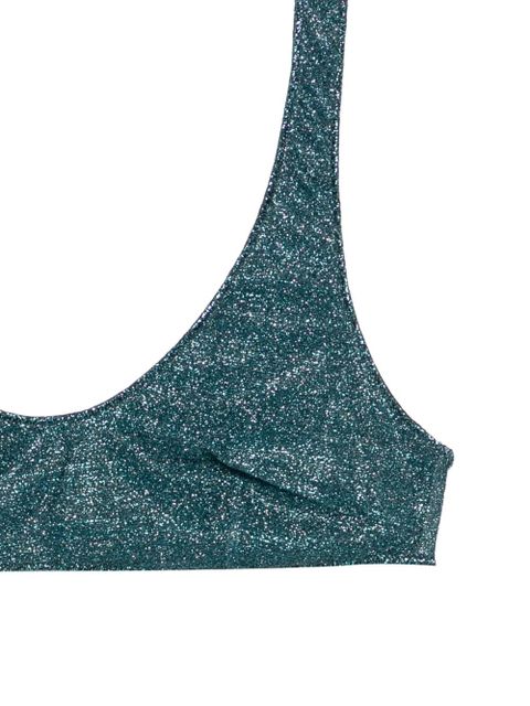 Oséree scoop-neck bikini - Blue