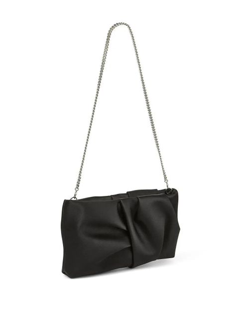 Jimmy Choo Bonny ruched clutch - Black