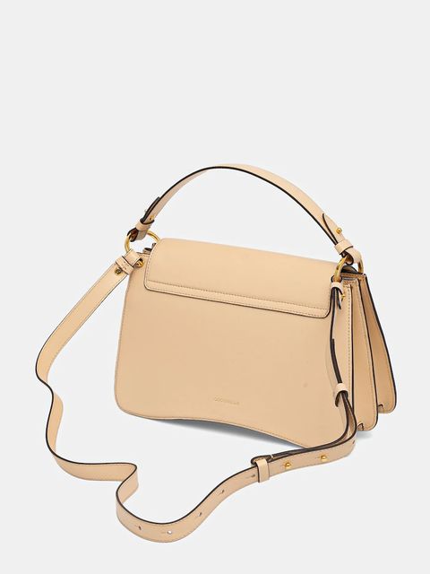 Coccinelle torebka skórzana kolor beżowy E1 SSK 18 01 01