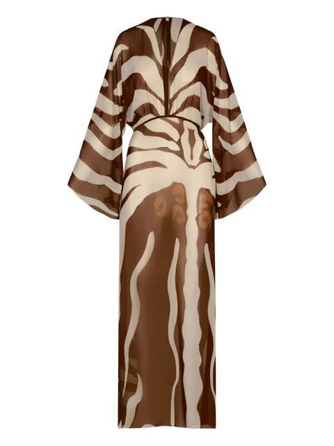 Johanna Ortiz Spiritual Healers maxi dress - Brown - zdjęcie produktu nr 1