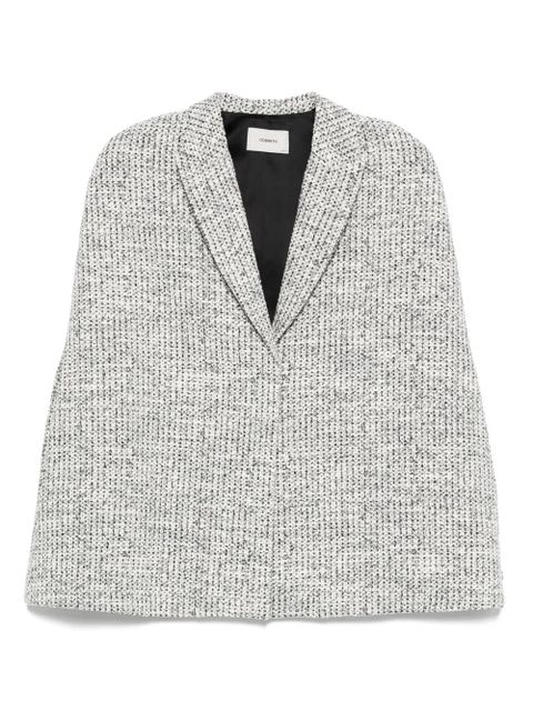 Coperni tweed tailored cape - Black - zdjęcie produktu nr 1