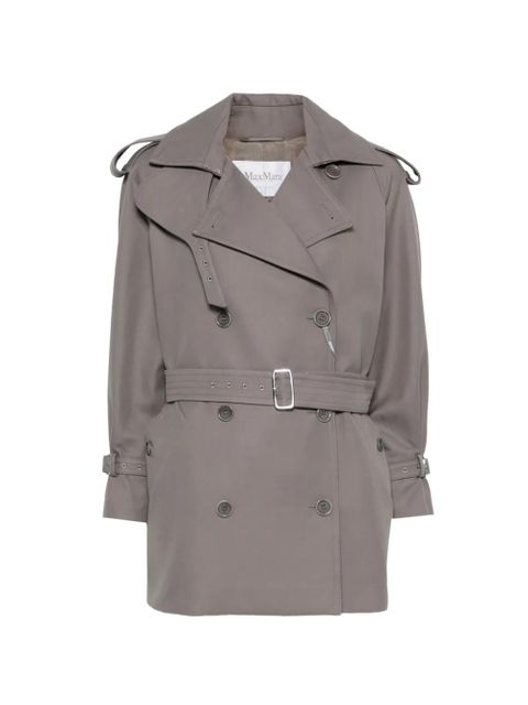 Max Mara Cacio double-breasted belted trench coat - Grey - zdjęcie produktu nr 1