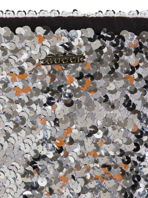 Gucci sequin strapless dress - Silver