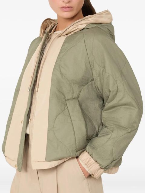 Weekend Max Mara hooded quilted jacket - Neutrals