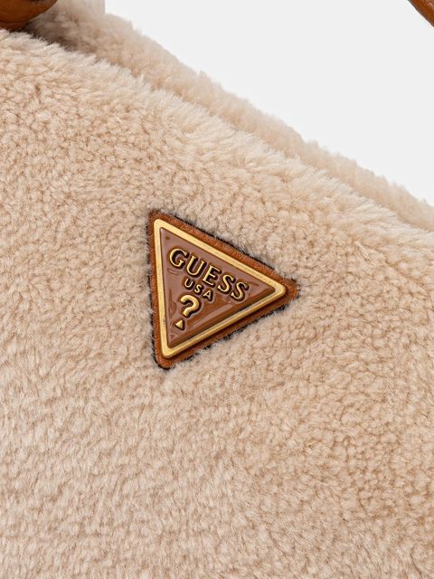 Guess torebka SHAIDA kolor beżowy HWWB81 43110