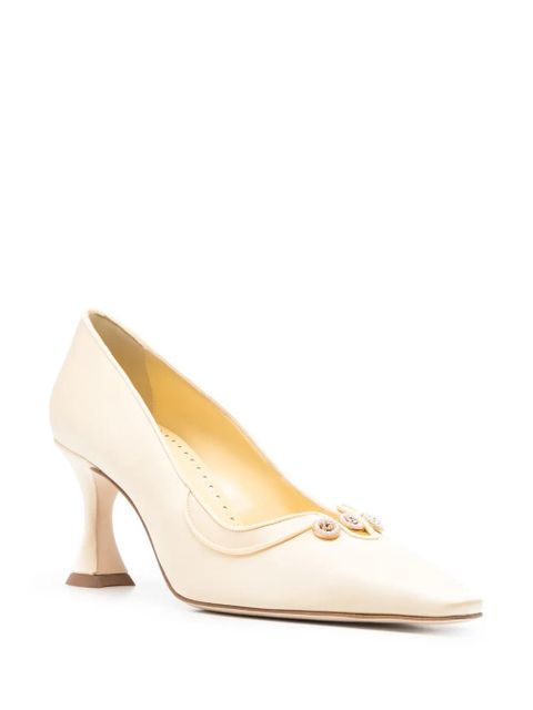 Manolo Blahnik 70mm Amala pumps - Yellow
