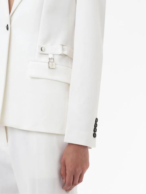 JW Anderson notched-lapels button-fastening blazer - White