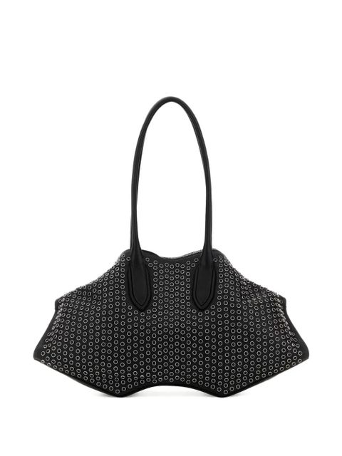 Alexander McQueen Manta studded leather shoulder bag - Black - zdjęcie produktu nr 2