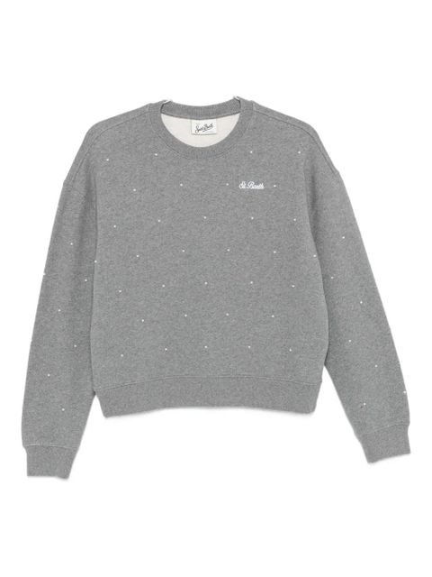 MC2 Saint Barth Casey embellished sweatshirt - Grey