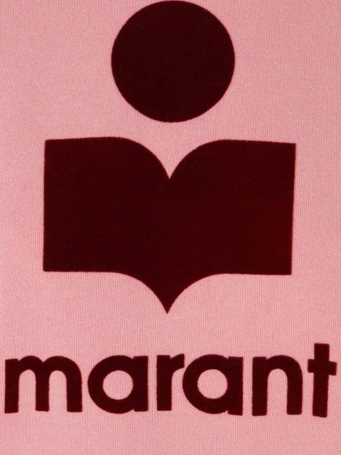 MARANT ÉTOILE Millyny logo-detail sweatshirt - Pink - zdjęcie produktu nr 2