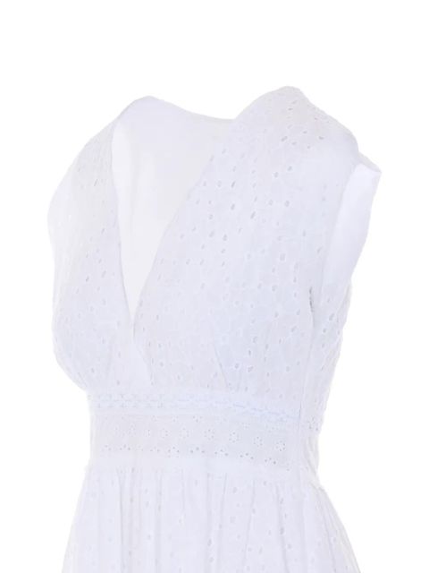 TWINSET V-neck sleeveless dress - White