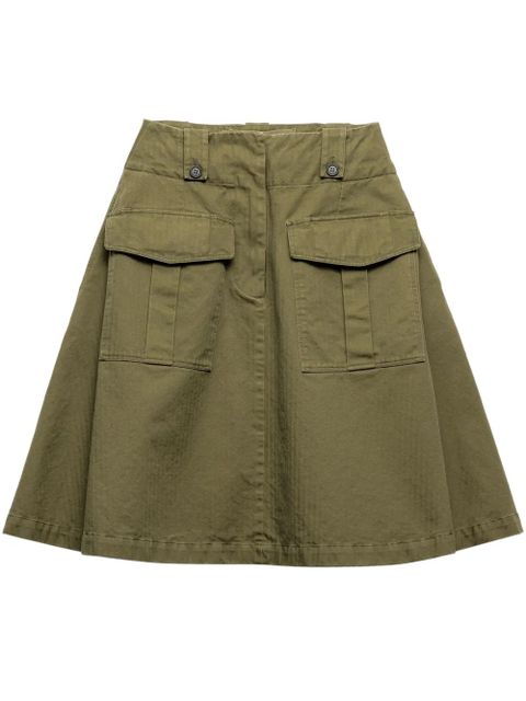 Prada cotton skirt - Green - zdjęcie produktu nr 1