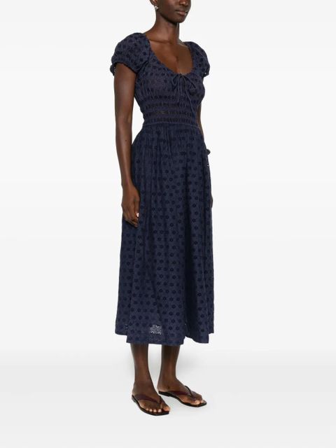 DÔEN Quinn midi dress - Blue