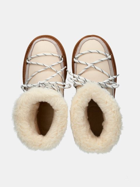 Answear Lab śniegowce kolor brązowy