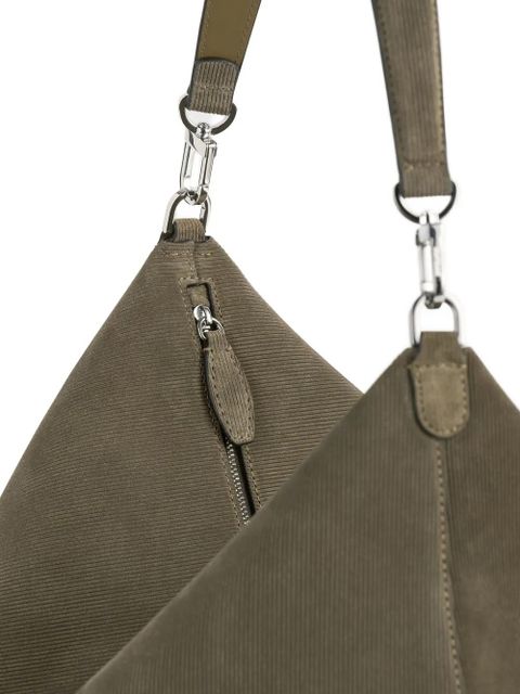 TOTEME medium Bevel shoulder bag - Green