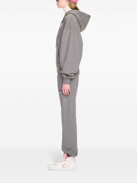Off-White logo-print track pants - Grey