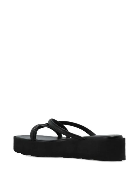 Gianvito Rossi platform strappy sandals - Black