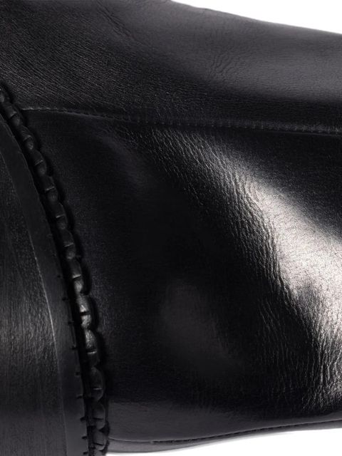 Miu Miu 75mm leather boots - Black