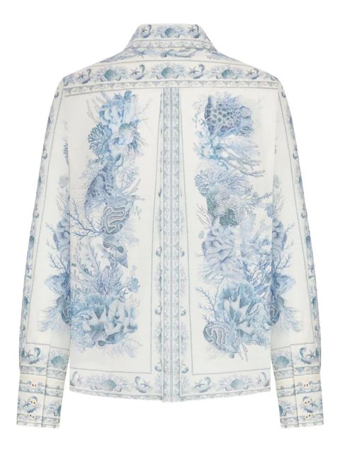 ZIMMERMANN buttoned printed shirt - White - zdjęcie produktu nr 2