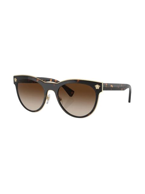 Versace Eyewear Medusa-plaque sunglasses - Brown - zdjęcie produktu nr 2