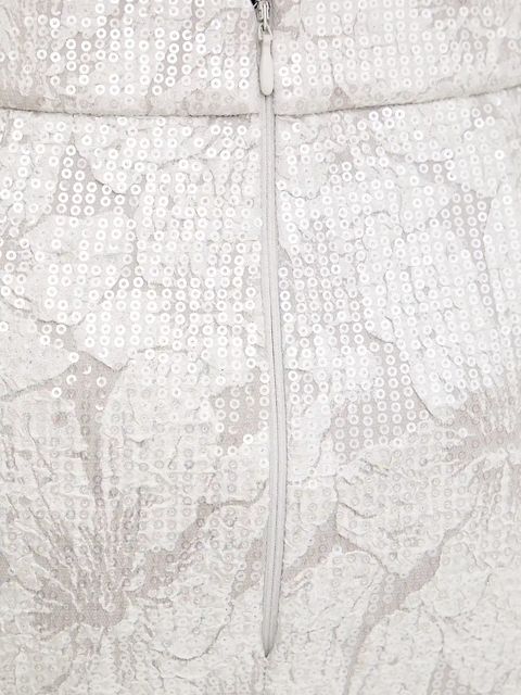 Luisa Spagnoli spódnica kolor srebrny midi ołówkowa 542517