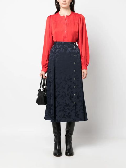 Zadig&Voltaire June Jac Ikat silk skirt - Blue - zdjęcie produktu nr 2