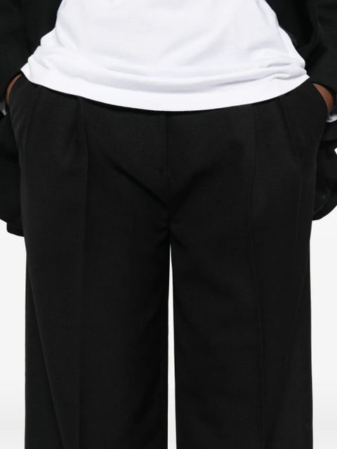 TOTEME double-pleat tailored trousers - Black
