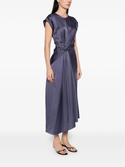 Victoria Beckham twisted midi dress - Blue
