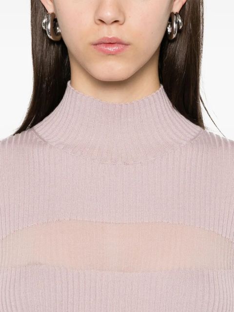 Diesel ribbed-knit midi dress - Pink