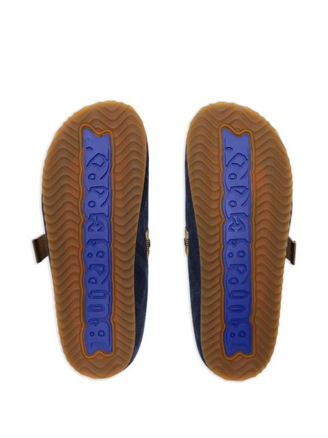 Burberry Check denim Urchin clogs - Blue