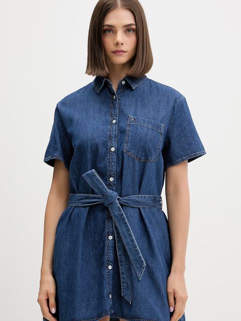 Tommy Jeans sukienka bawełniana - zdjęcie produktu nr 1