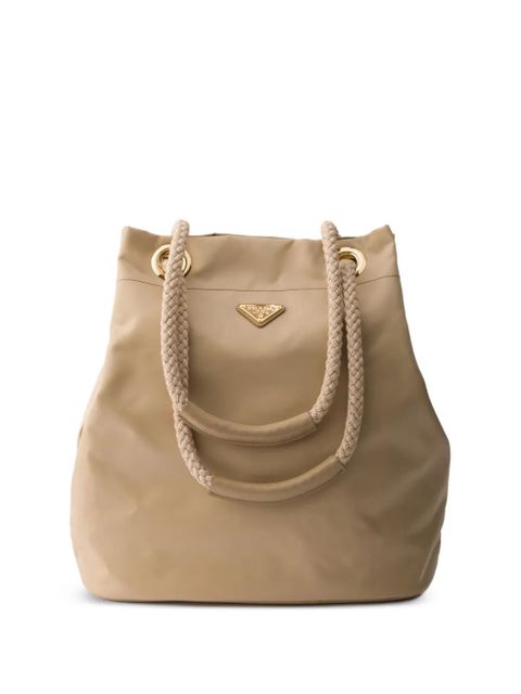 Prada Mariner large Re-Nylon bucket bag - Neutrals - zdjęcie produktu nr 1