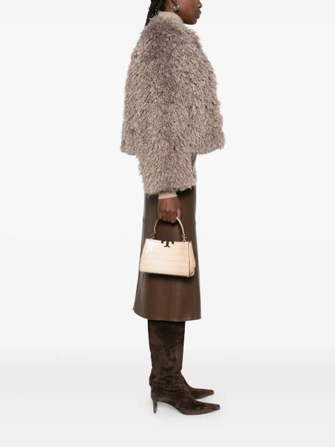 Tory Burch mini Eleanor embossed handbag - Neutrals - zdjęcie produktu nr 2